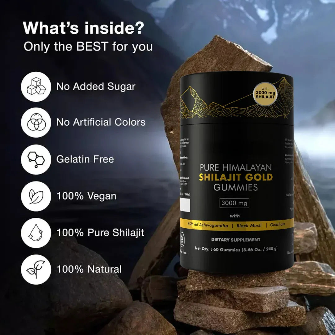 Pure Himalayan ShilajitGold cummies